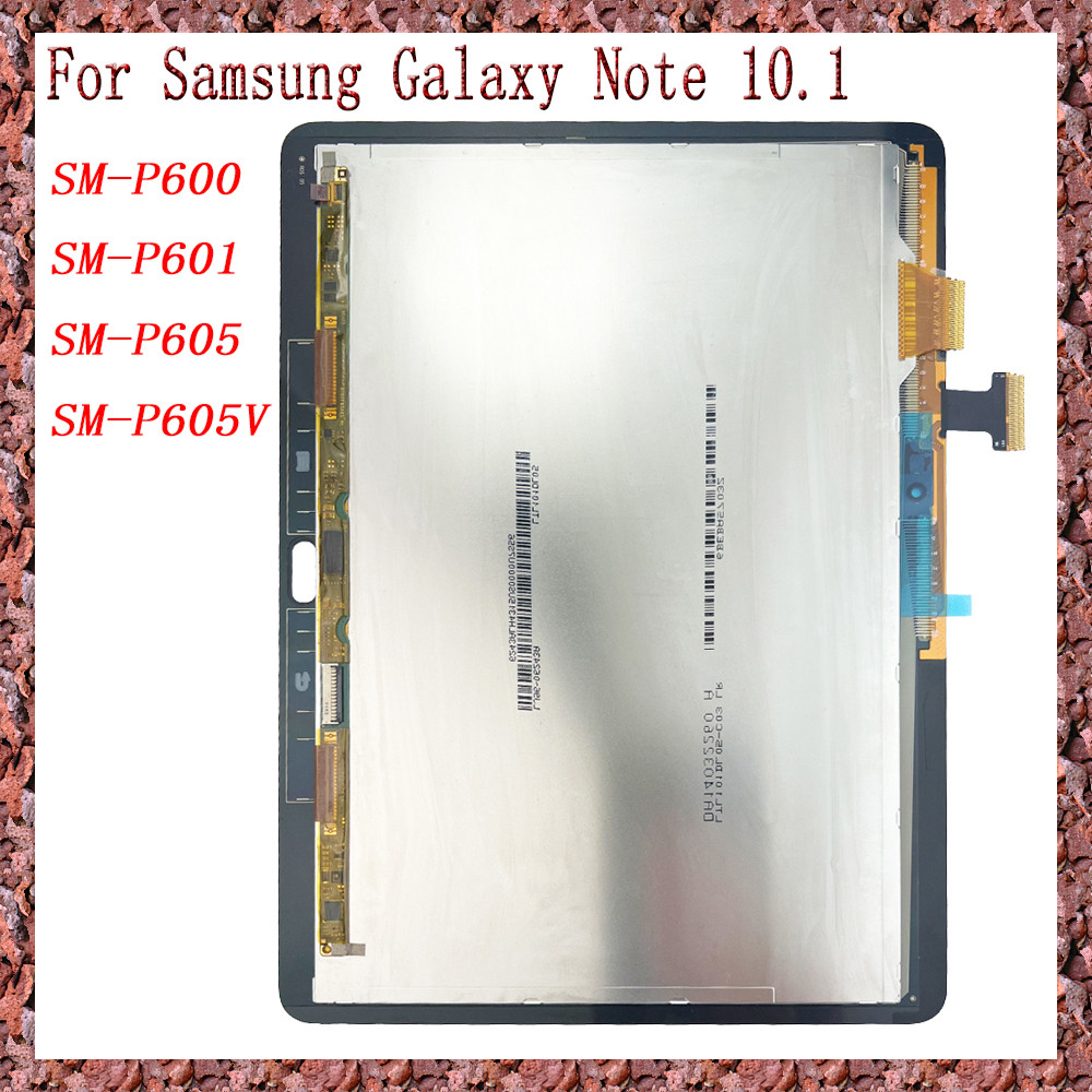 AAA For Samsung Galaxy Note 10.1 Etion SM-P601 SM-P605 SM-P600 P605V LCD splay Tou Screen gitizer Gl