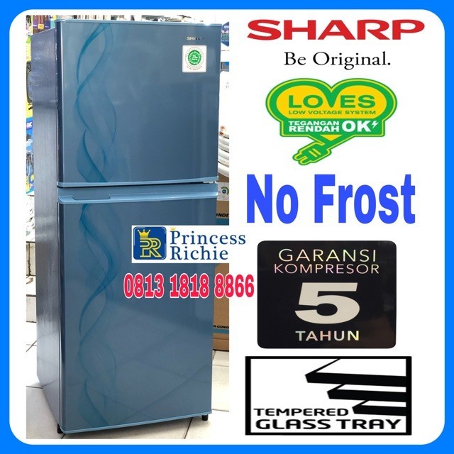 Sharp kulkas 2 pintu SJ 237ND