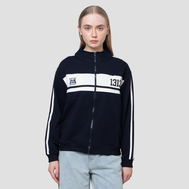 Disney Zipper Print Monster Jaket Wanita 123079400