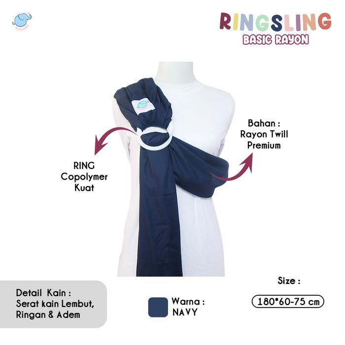 Elephas Ring Sling - Navy