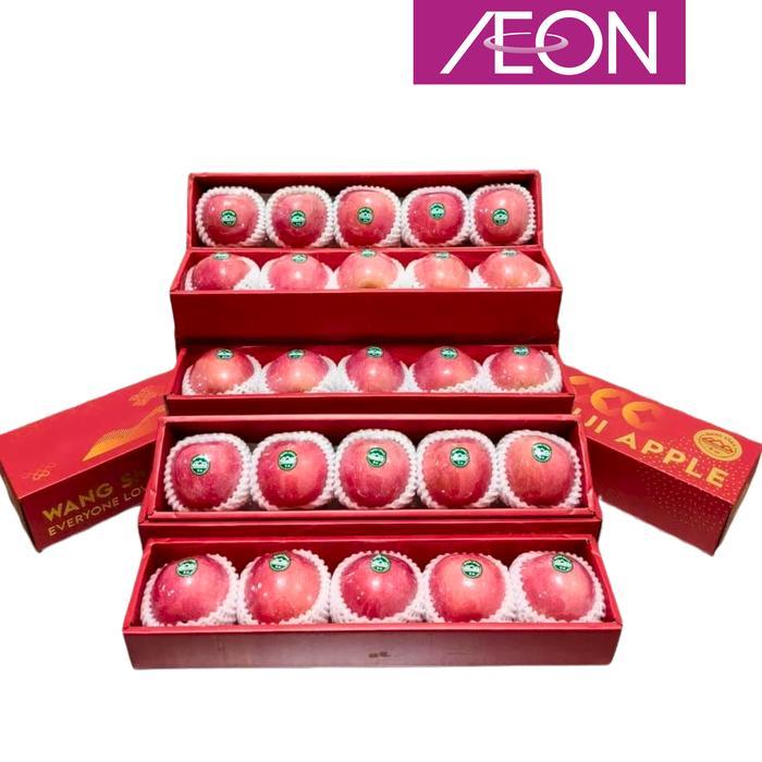 Hampers Imlek Buah Apel Fuji Wangshan Gift Box Parcel Hampers Imlek isi 5 Pcs