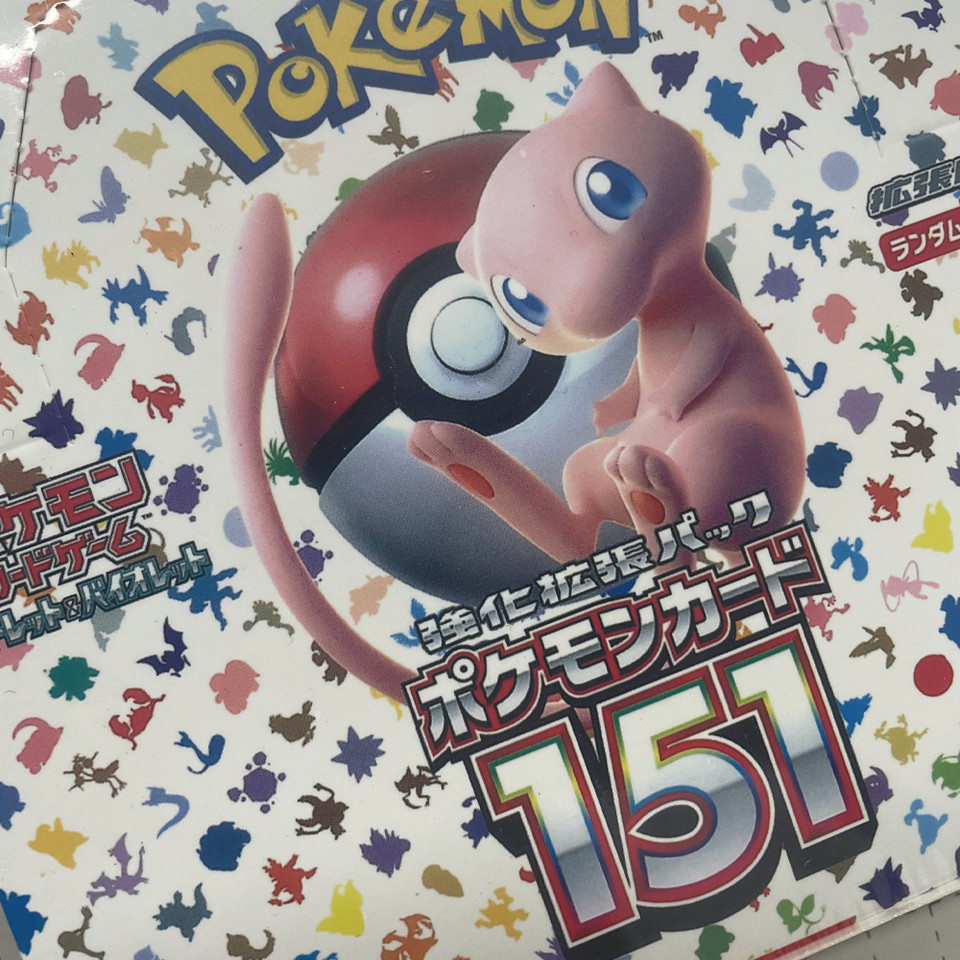 140pcs/Box Anime Pokemon Japan Version TCG Scarlet Violet 151 Classics Expansion Booster Box Pokemon