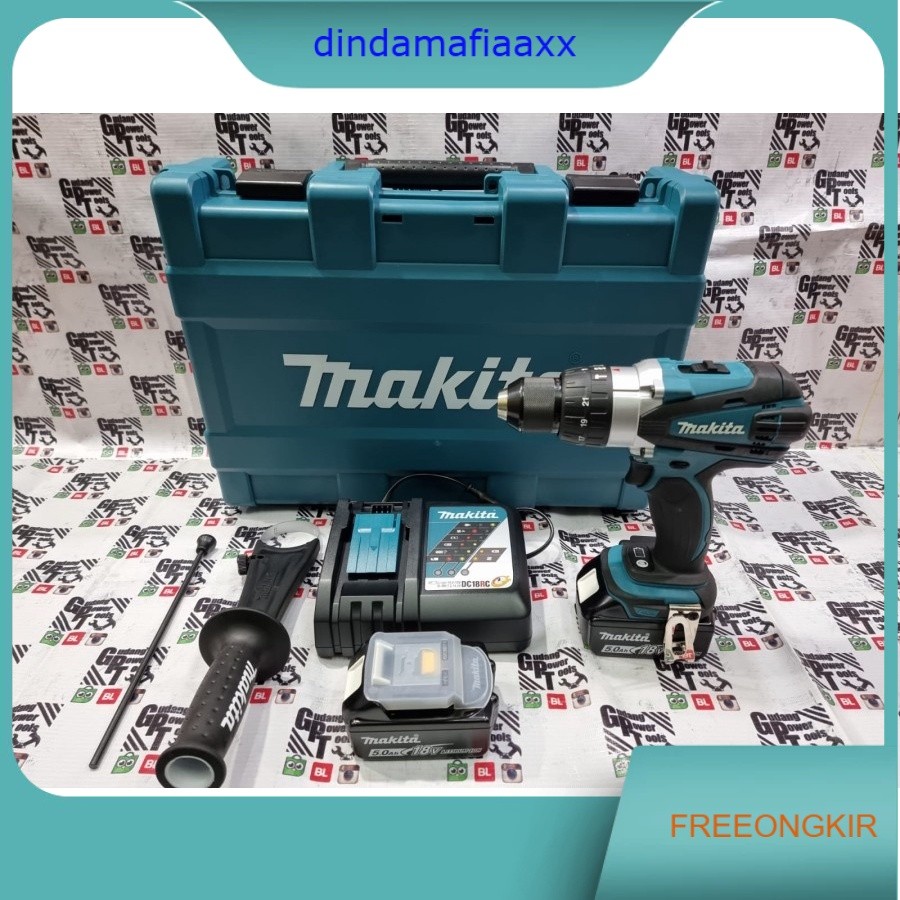 Mesin Bor Baterai Cordless Drill Makita 18V