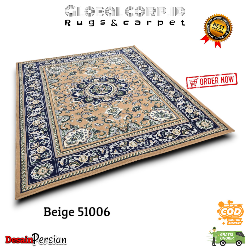 Karpet Permadani Radjo 160x210cm Polypropilen Tebal