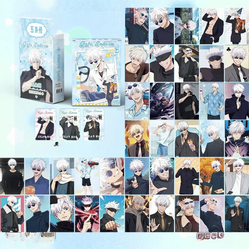 [TS] GOJO SATORU 55 HOLOGRAM PHOTOCARD LOMO CARD PHOTO CARD KARTU LOMOCARD ANIME PHOTOCARD WIBU