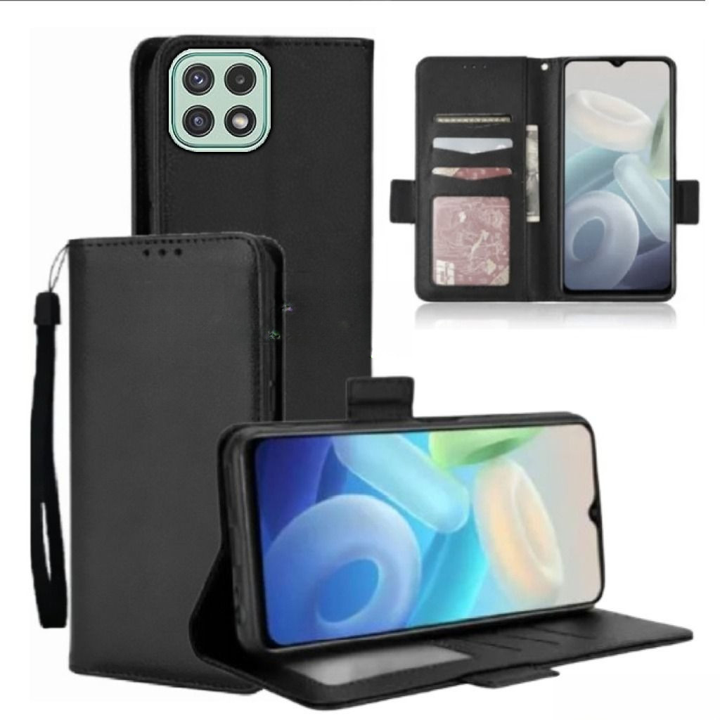 Case Dompet Hp Samsung A22 5G Case Dompet Casing Hp Flip Kulit Case Wallet Leather Cover
