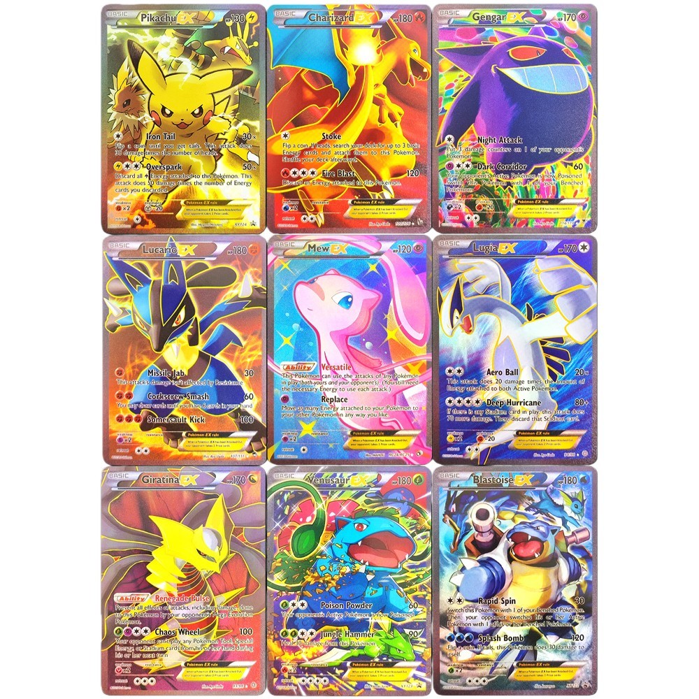 Y Pokemon Cards PTCG XY Promo arizard Gengar Giratina Mew Lucario Lugia Venusaur EX XY124 XY123 Engl