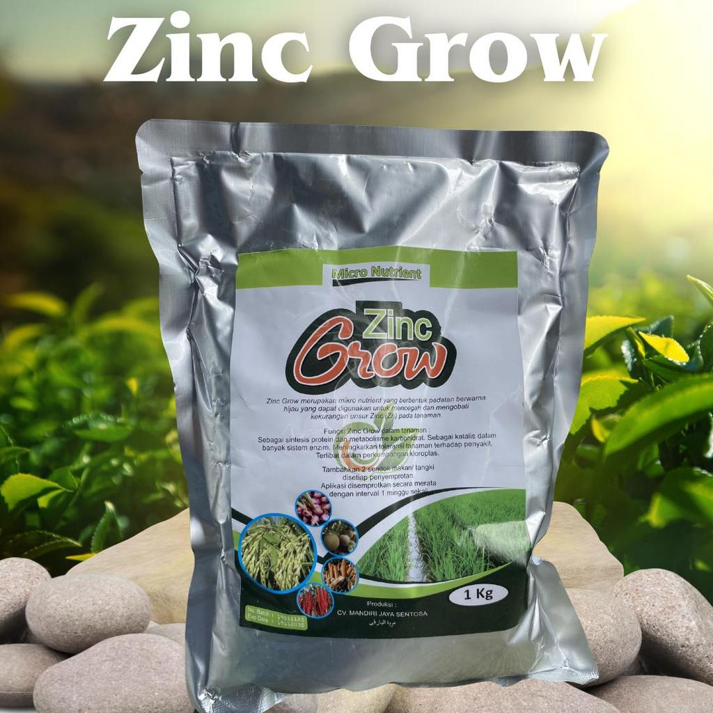 1KG  ZN SERBUK Obat Padi Zinc Grow Bubuk Obat ASEM ASEMEN PADI MERAH NO TOP ZINK