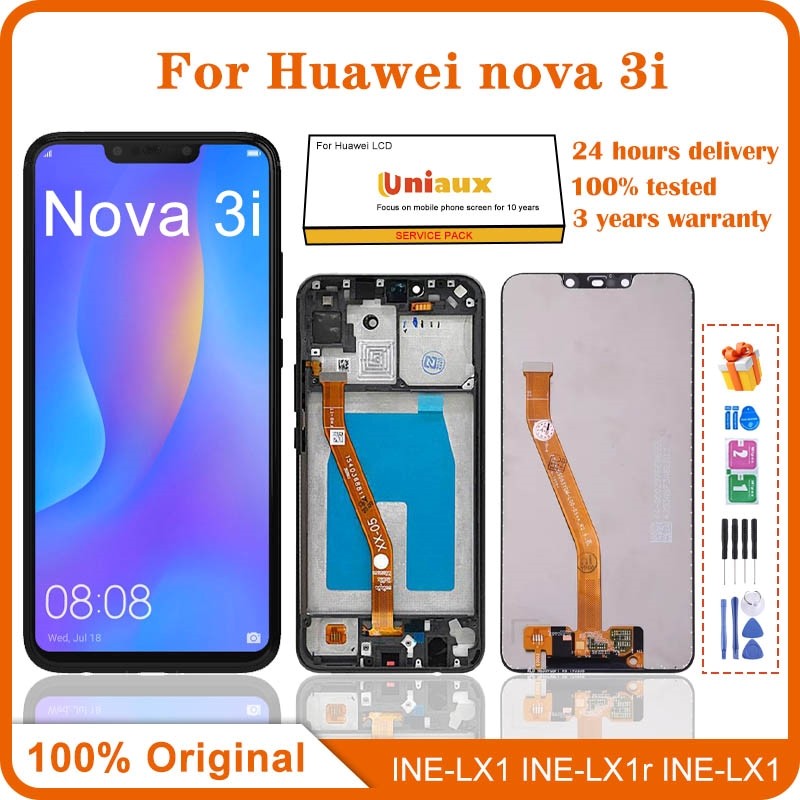 6.3" For Huawei Nova 3i LCD INE-LX1 splay INE-LX2 Tou Screen Replacement For Huawei P Smart Plus 201