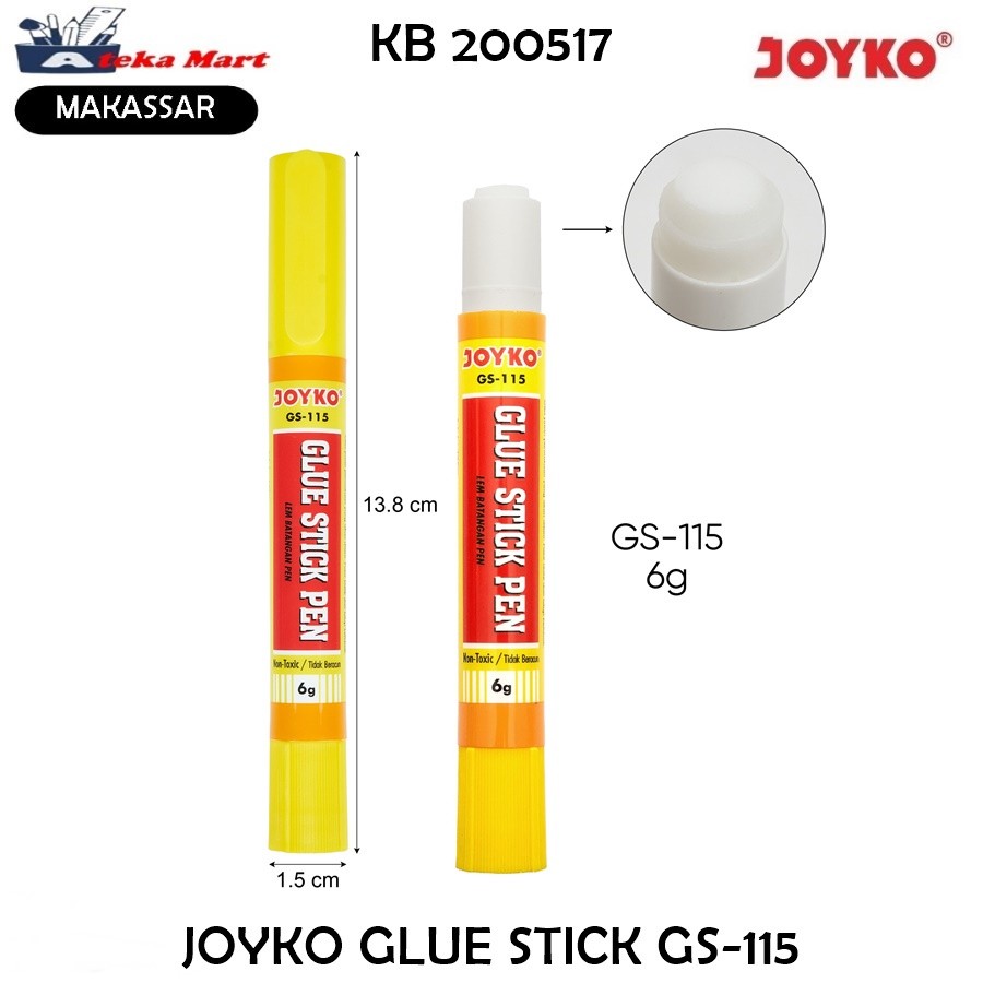 [PCS] JOYKO GLUE STICK GS-115 / LEM KERTAS