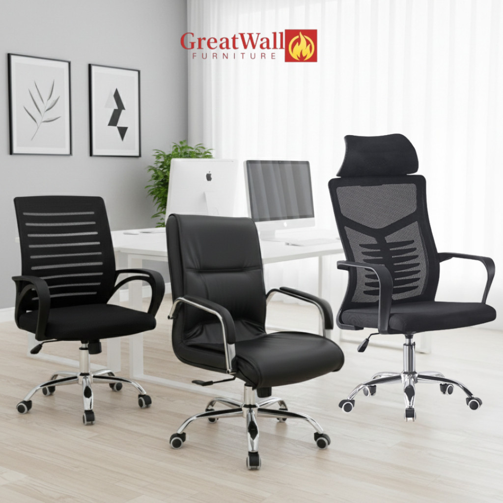 Kursi Kantor Busa Tebal Sender Belajar Gaming Dengan Bantalan Busa Empuk