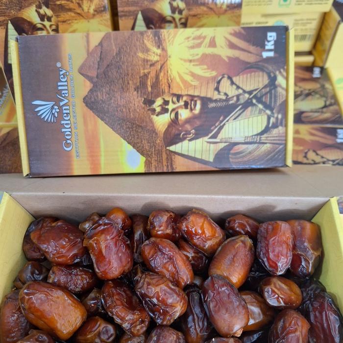 Kurma goldenvalley kemasan dus 1 kg kurma mesir kemasan dus 1 kg