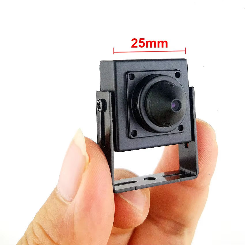 25x25mm Size 1000TVL CVBS Analog Camera Module Mini Metal Box For TV / Monitor
