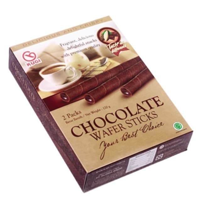 Kugi Chocolate Wafer Sticks 120gr