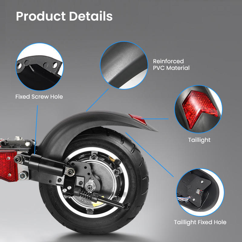 Set Pelindung Lumpur Depan/Belakang Skuter Listrik Untuk Kugoo M4 Pelindung Ban Depan Pelindung Ban 