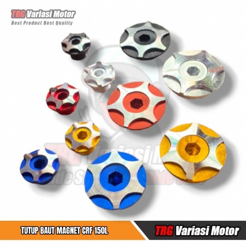 Tutup Baut Magnet CRF 150L CB150R CBR150 Satu Set TRG 5 Varian Warna