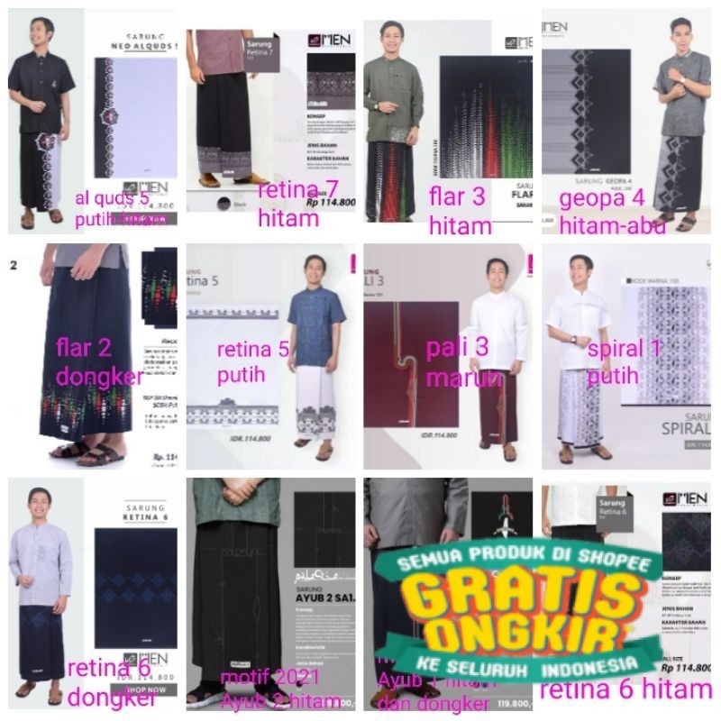 Sarung Rabbani Palestine Original (real discount) by rabbani/ pakaian pria lainnya