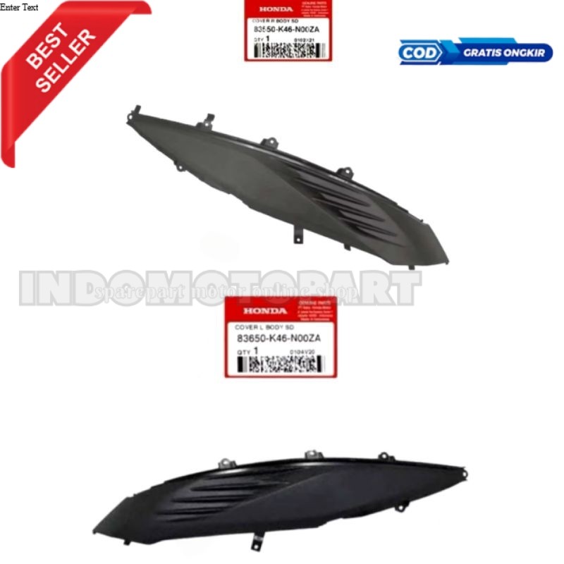 Cover Sambungan Body Belakang Vario 110 Fi Led Original