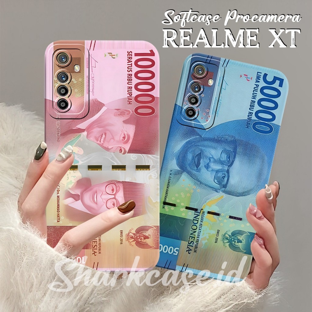 Case Realme XT 5 PRO REALME 5 5i 5s C3 3 REALME 3 PRO C21 C21Y C25Y Motif Uang Baru Kekinian - Softc