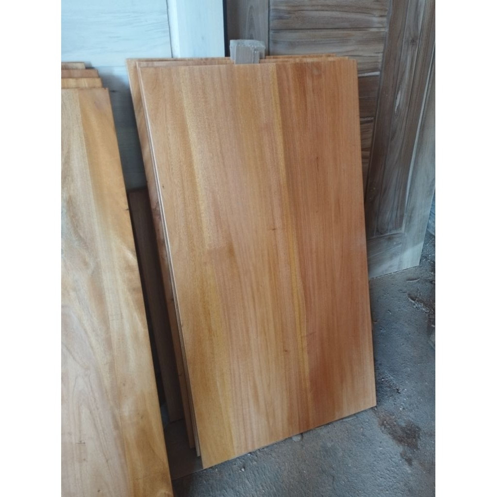 Top Table Papan kayu mahoni daun meja