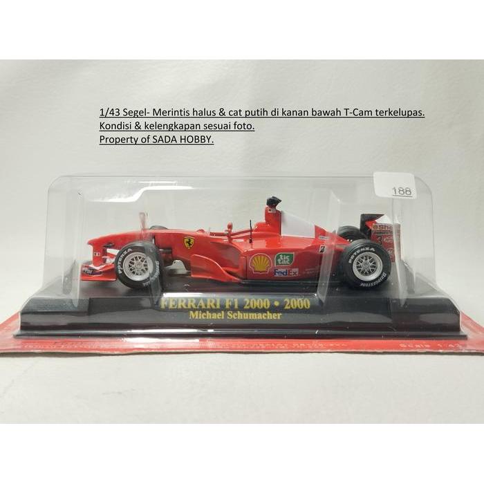 Hachette Skala  1/43 Ferrari F1 F2000 No 3 Michael Schumacher Sealed