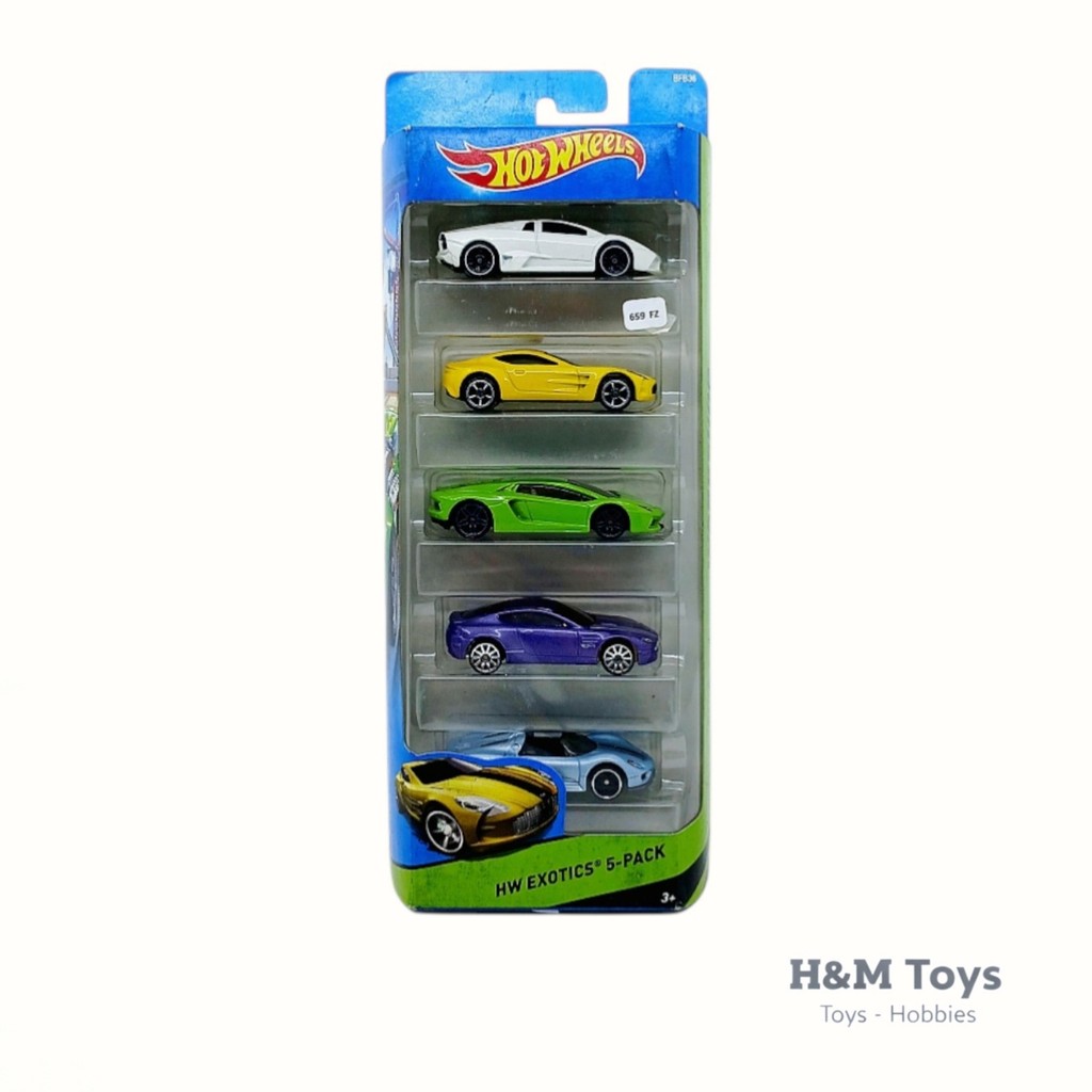 Hot Wheels HW Exotics 5-Pack Gift Set - 659FZ - FZ13