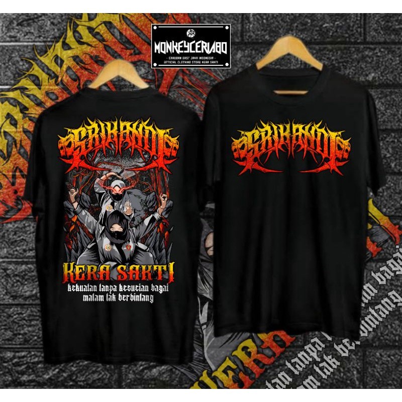 [spot]  KAOS IKSPI KERA SAKTI / PASKER SRIKANDI / PENCAK SILAT / 1980 .TS MC42 T-shirt short sleeved