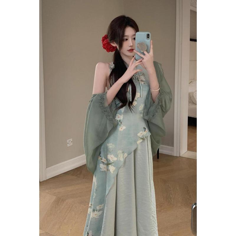 [Bulan Lembut] [COD] Kardigan wanita gaya Cina