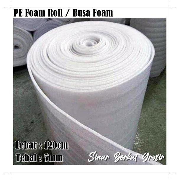 PE Foam Roll / Underlayer Foam / Busa Foam Lebar 120cm Tebal 5mm - 10 mm