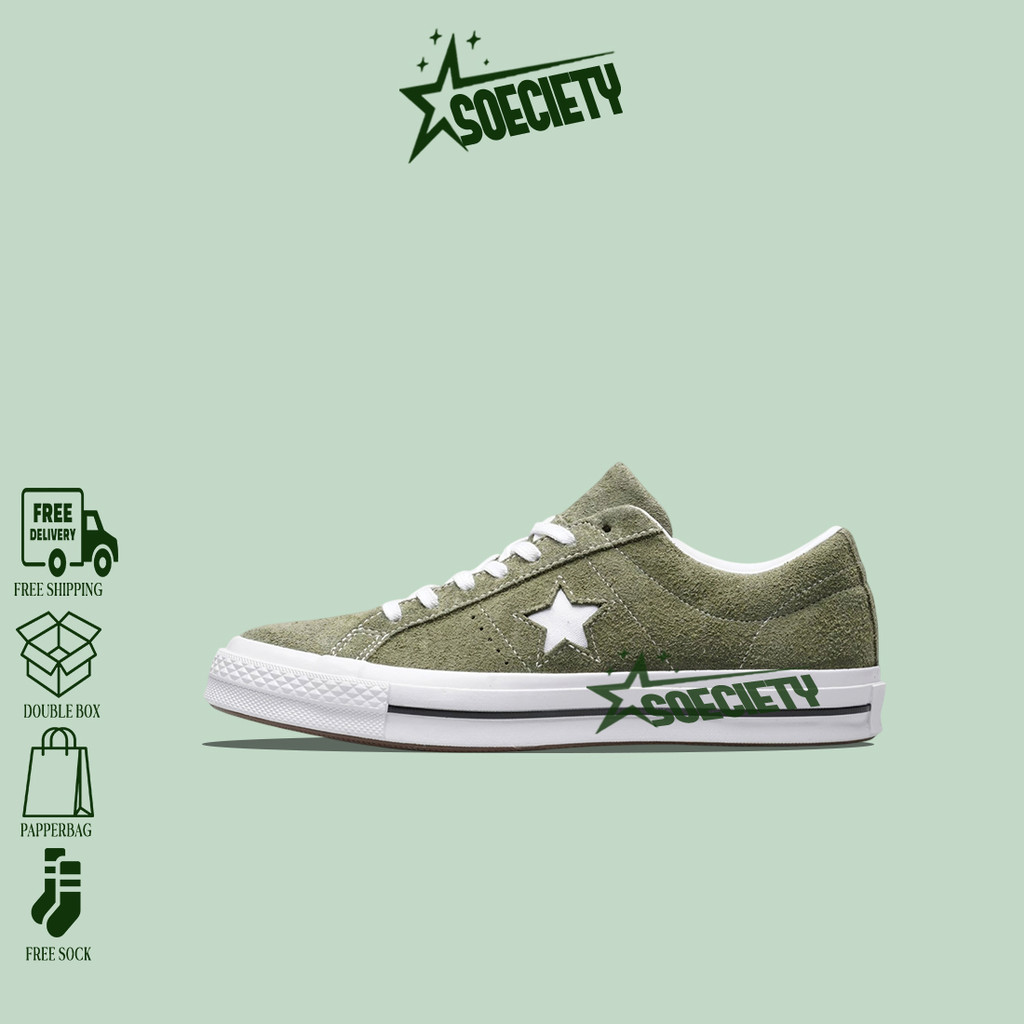 Sepatu Sneakers Converse One Suede Star Ox Field Surplus BNIB Unisex