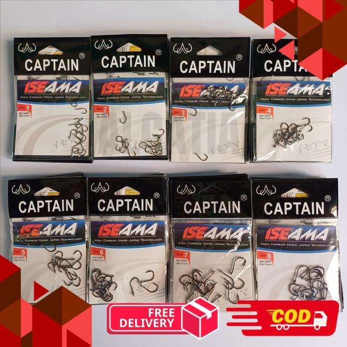 Mata Kail Pancing Super Tajam Carbon Hook Fishing - 7