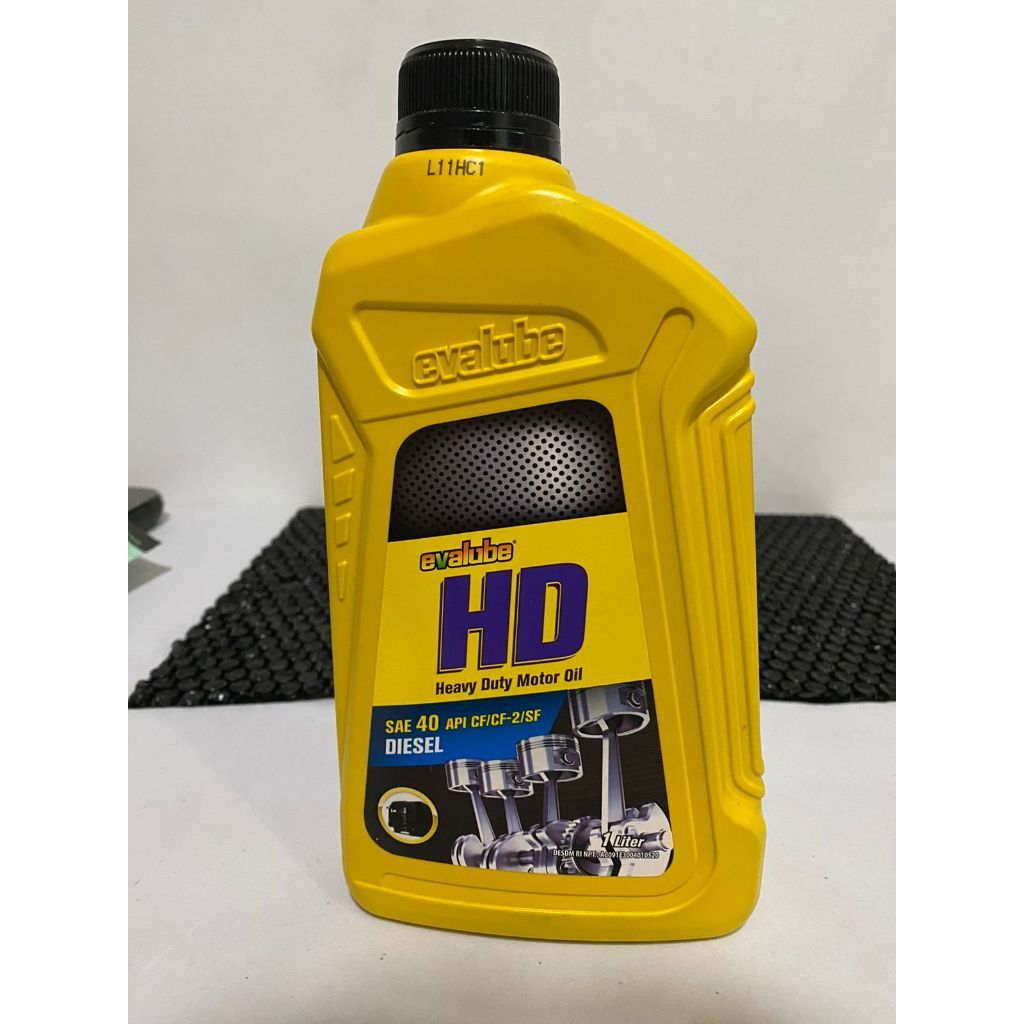 Evalube | Oli Mobil Mesin Diesel HD (DIESEL ENGINE OIL) SAE 40 1 Liter //  OLI