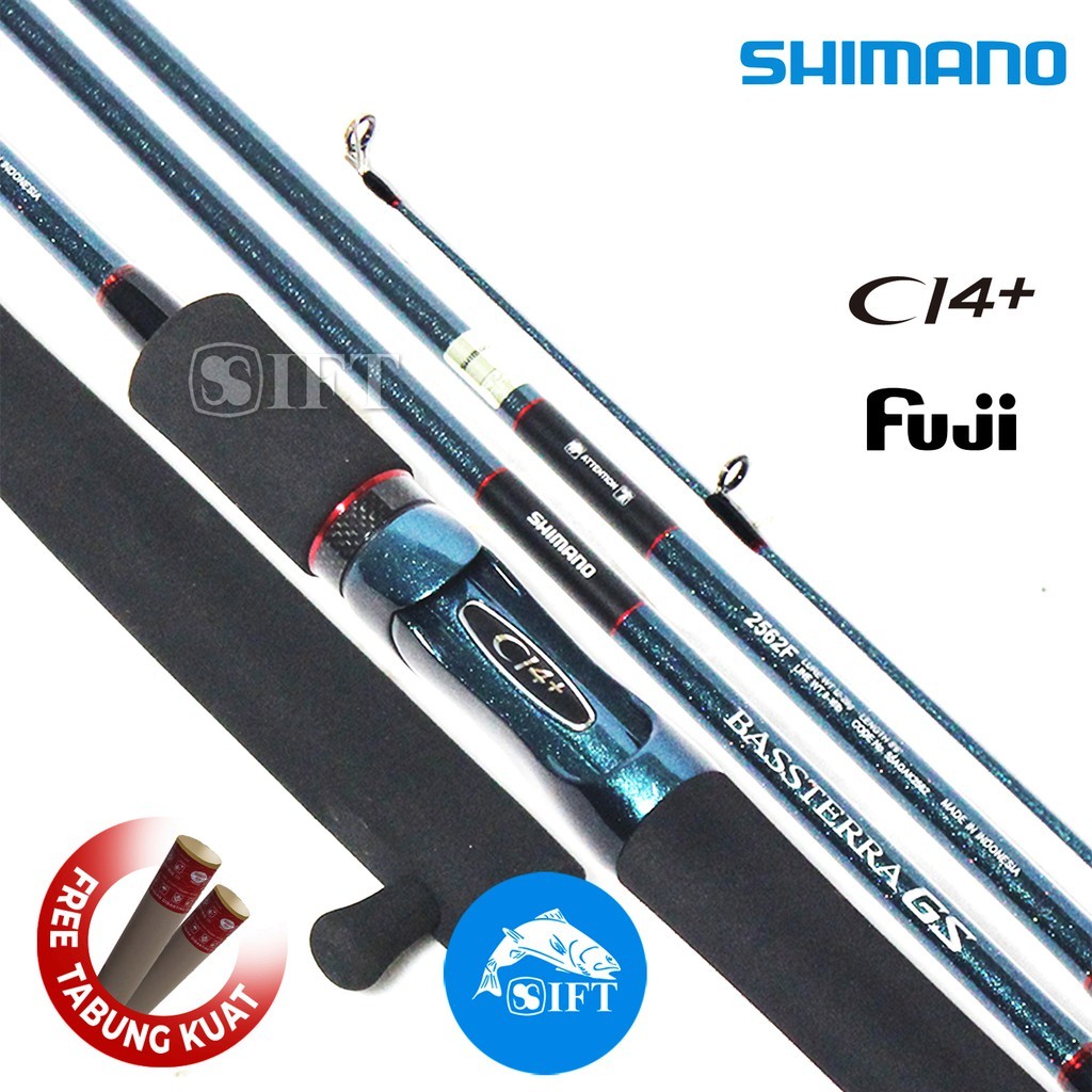 Joran SHIMANO BASSTERRA GS | Fuji Alconite | CI4+ seat | Kolam Galatama bastera basstera basterra IF