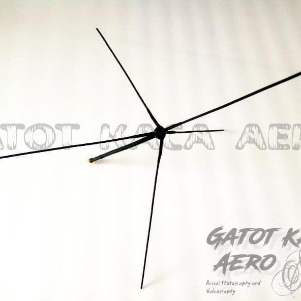 433MHz 433 MHz Ground Plane Groundplane FPV Telemetry Antenna Antena - SMA (Jarum)