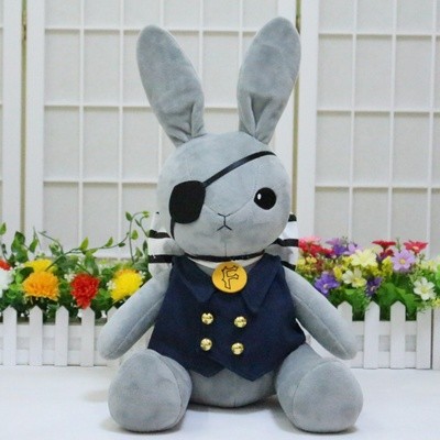 Japanese manga Black Butler Anime peripheral Ciel Phantomhive rabbit Plush toy doll Large Soft Toys 