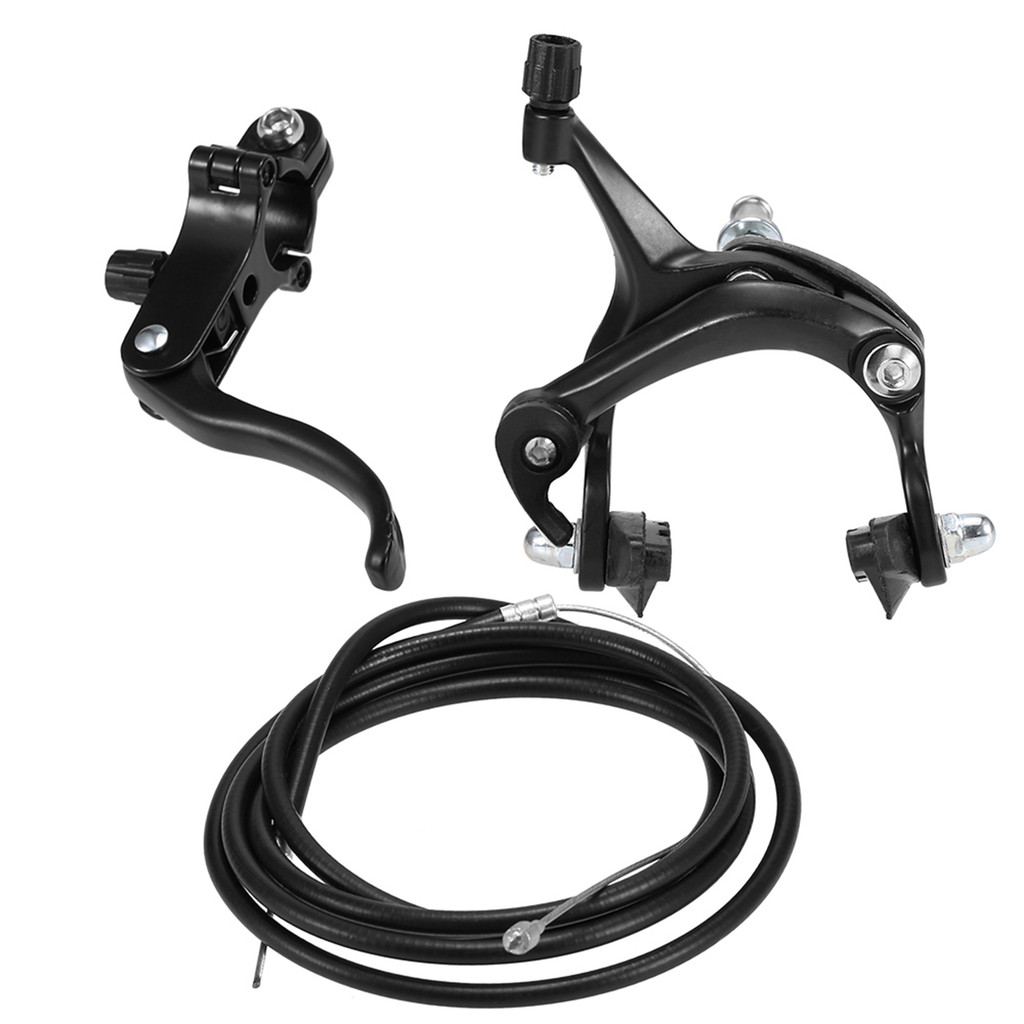 Kit Rem Sepeda Fixie Depan/Belakang, Set Rem Sepeda Road Bike Cruiser, Kit Rem Kaliper Sepeda, Set R