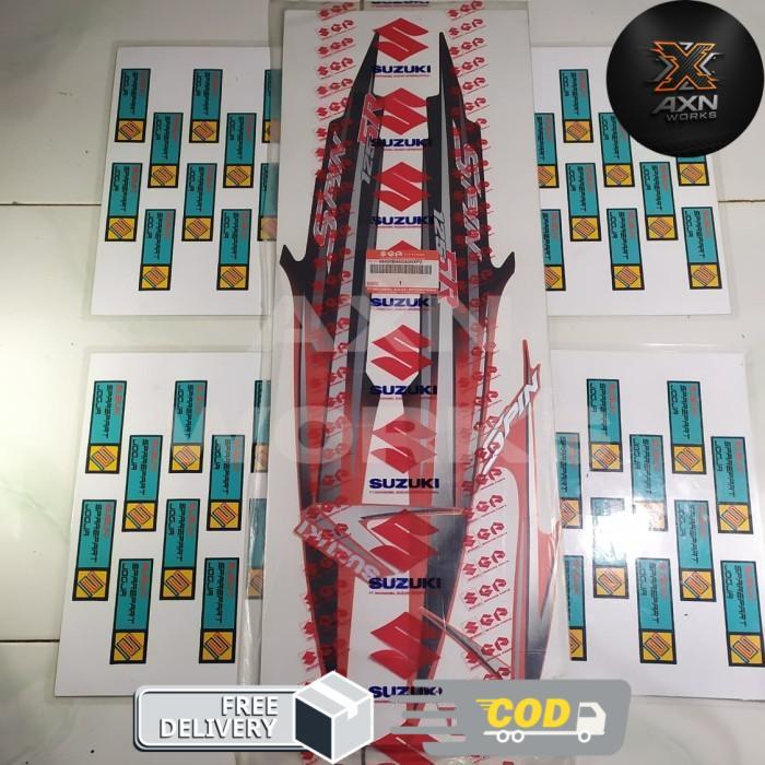 68000B46G80NXPZ Stripping Set Suzuki Spin 125 Orange Hitam Ori -AXN