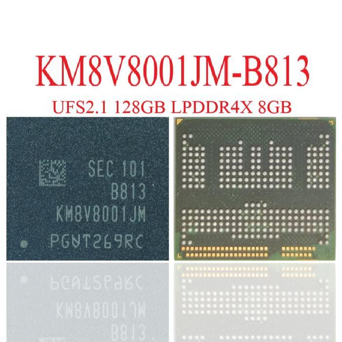 IC UFS 2.1 KM8V8001JM 8/128 LPDDR4x 4266Mbps 254 FBGA KM8V8001JM-B813 - RPMB Clean