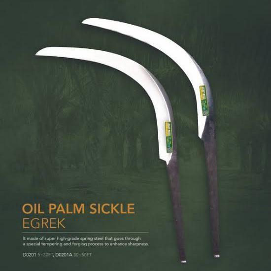 egrek kelapa sawit sam lee malaysia pisau sawit berkualitas - Long