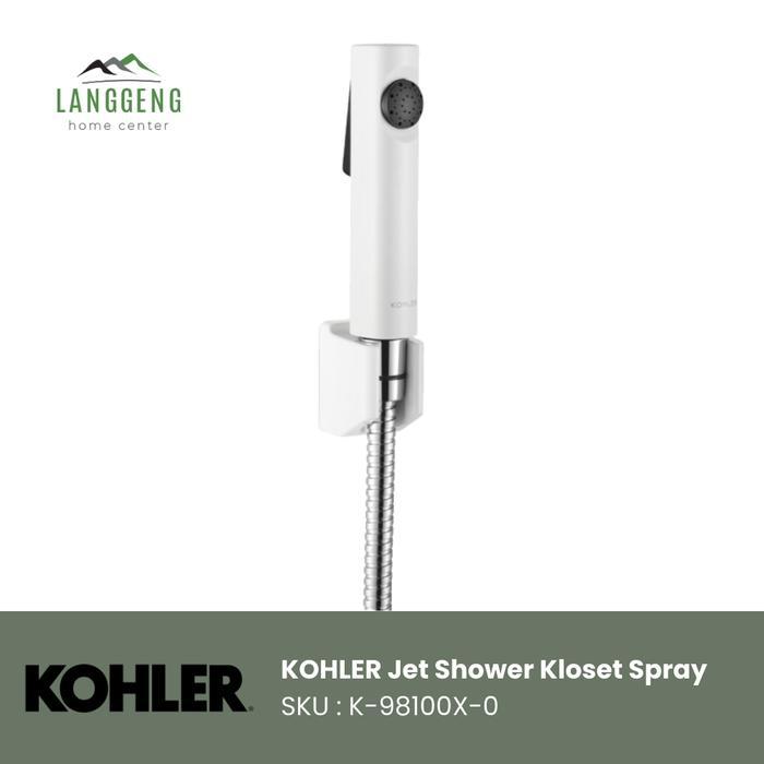 Kohler Cuff Jet Shower White K-98100X-0 | Semprotan Toilet Kohler