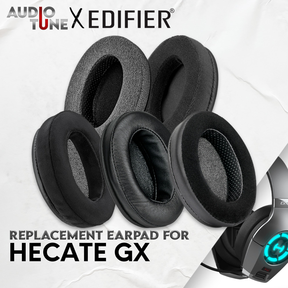Earpad Ear Earcup Cushion Edifier HecateGX Hecate GX G X  Hecate-GX Bantalan Foam Pad Busa