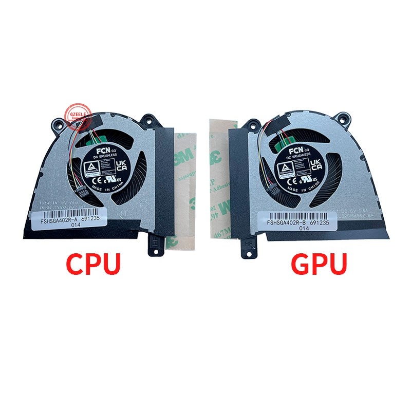 New Laptop Cpu GPU Fan For ASUS ROG Zephyrus 14 2022 G14 GA402R GA402RJ GA402RK 2022/GA402X 2023 13N