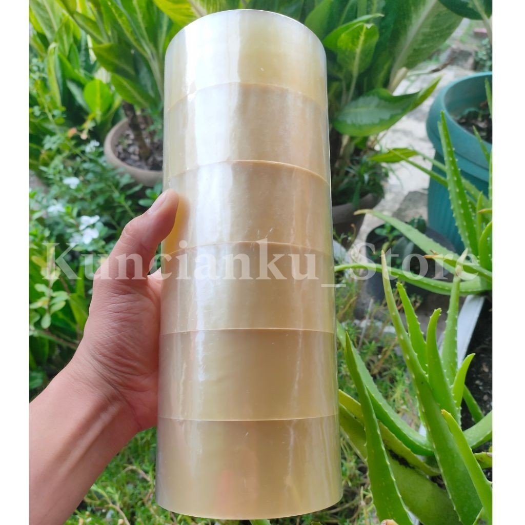 Lakban bening 100 yard / lakban coklat 100 yard / lakban 2 inch x 100 yard / lakban besar / lakban c