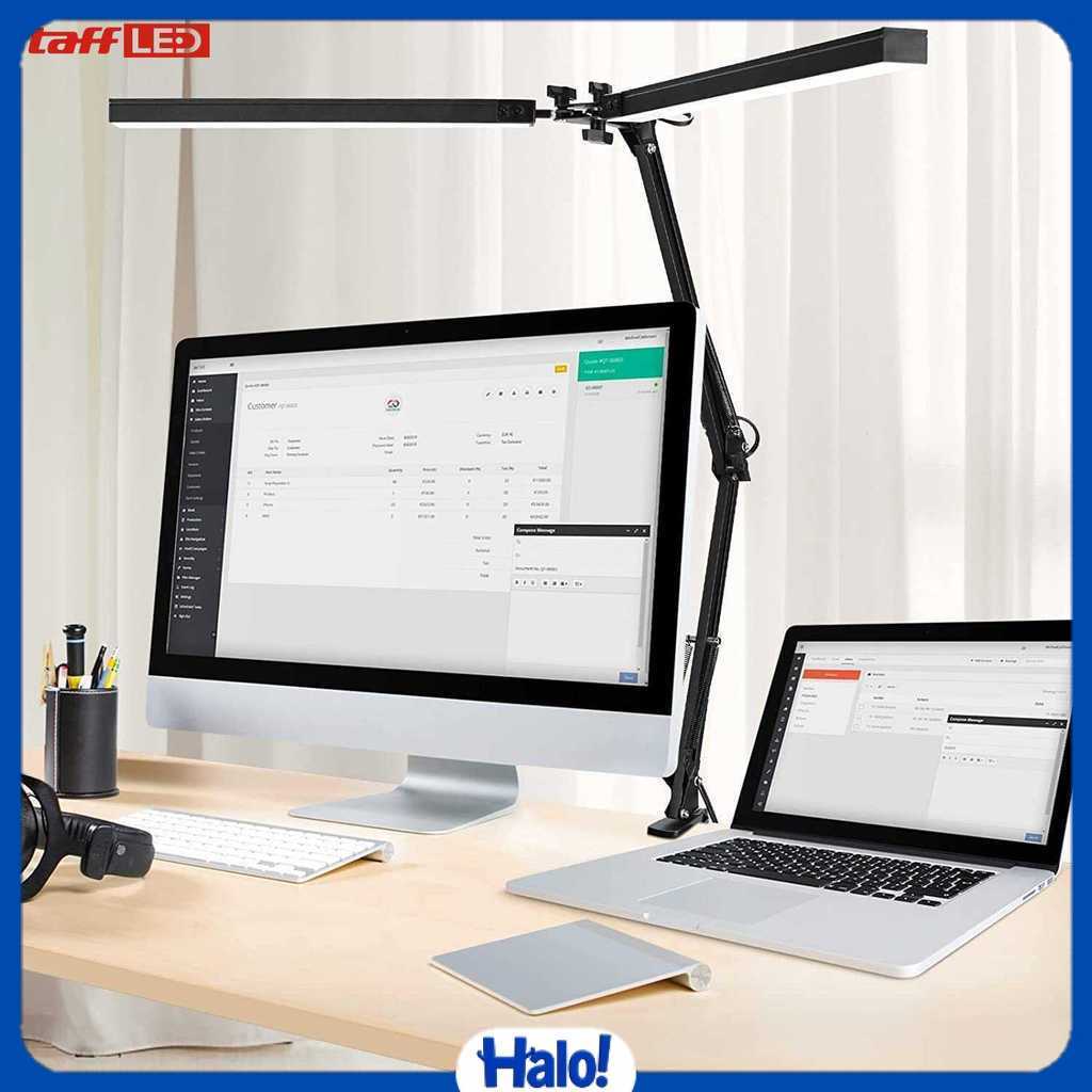 TaffLED Lampu Meja Baca LED Double Head 3 Color Mode SMD - ZN14