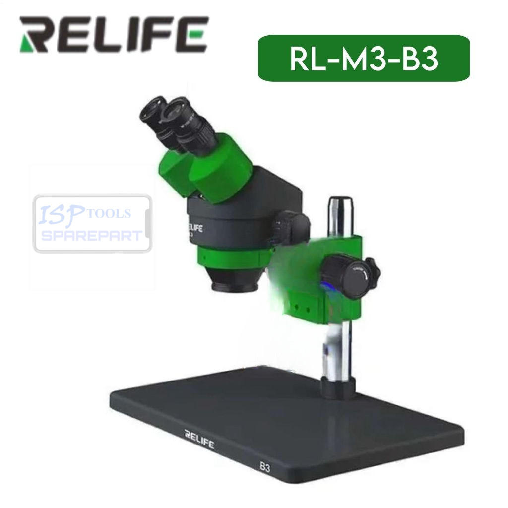 ISP TOOLS Teropong Mikroskop ORI Relife RL-M3-B3 Mikroscope - Microscope Perbaiki Elektronik Hp
