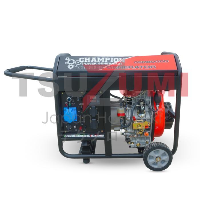 Genset 5000 Watt Open Solar Champion CEM 8000D