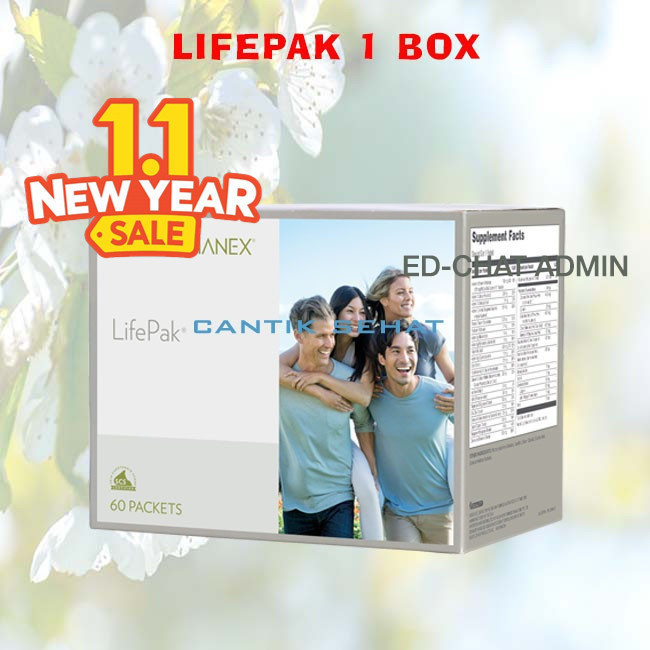 [READY SIAP KIRIM] Nu Skin Pharmanex Lifepak 1 Box (30 Sachet) - Suplemen Multivitamin & Antioksidan