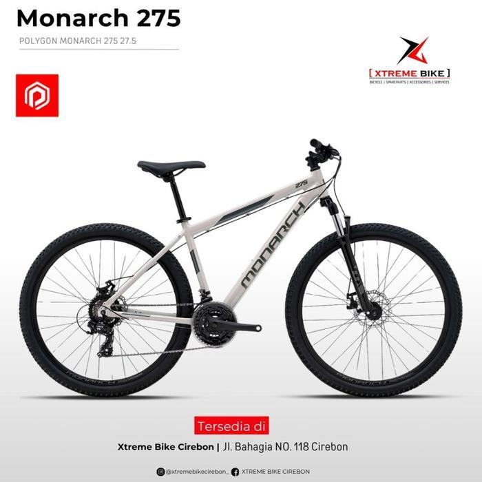 Sepeda MTB 27.5 Monarch 275 By Polygon - Sepeda Gunung - Silver