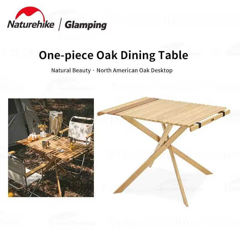 MEJA MAKAN KAYU PORTABLE NATUREHIKE CNH22JU005
