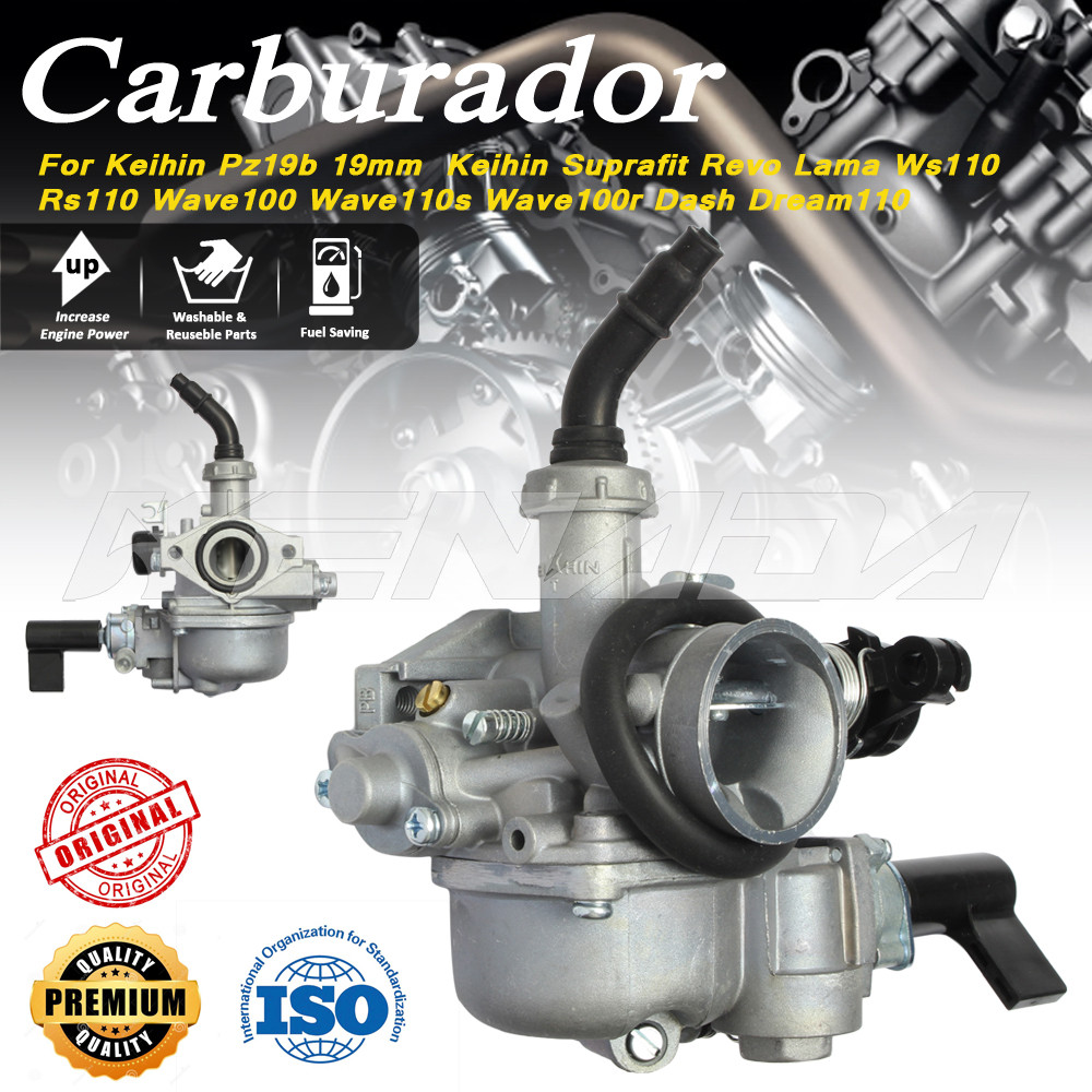 Carburador ForPz19b 19mm   Suprafit Revo Lama Ws110 Rs110 Wave100 Wave110s Wave100r Dash Dream110
